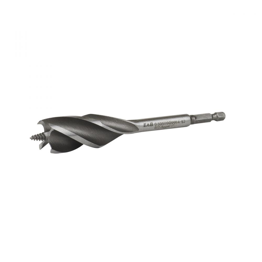 1&#34; x 4 1/2&#34; x 6 1/4&#34; Wood Auger  Drill Bit<span class=' ItemWarning' style='display:block;'>Item is usually in stock, but we&#39;ll be in touch if there&#39;s a problem<br /></span>