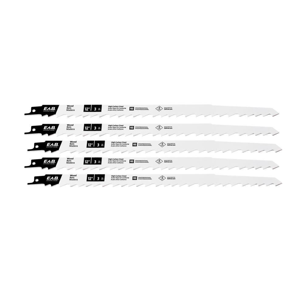 12&#34; x 3 tpi Bimetal (5 Pack) Professional Reciprocating Blade<span class=' ItemWarning' style='display:block;'>Item is usually in stock, but we&#39;ll be in touch if there&#39;s a problem<br /></span>