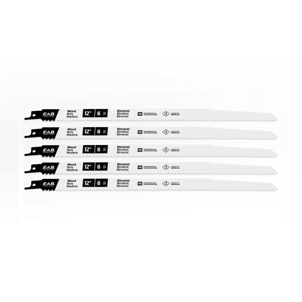 12&#34; x 6 tpi Bimetal (5 Pack) Professional Reciprocating Blade<span class=' ItemWarning' style='display:block;'>Item is usually in stock, but we&#39;ll be in touch if there&#39;s a problem<br /></span>