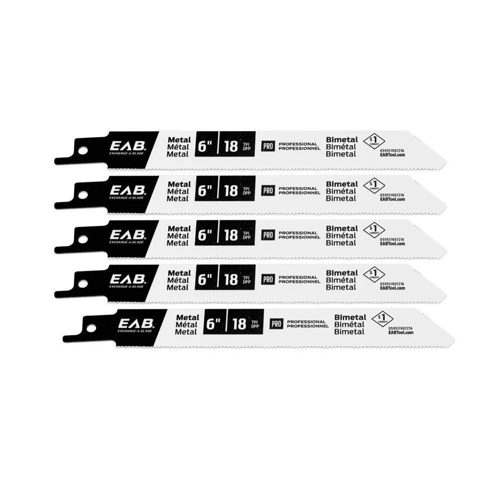 6&#34; x 18 tpi Bimetal (5 Pack) Professional Reciprocating Blade<span class=' ItemWarning' style='display:block;'>Item is usually in stock, but we&#39;ll be in touch if there&#39;s a problem<br /></span>