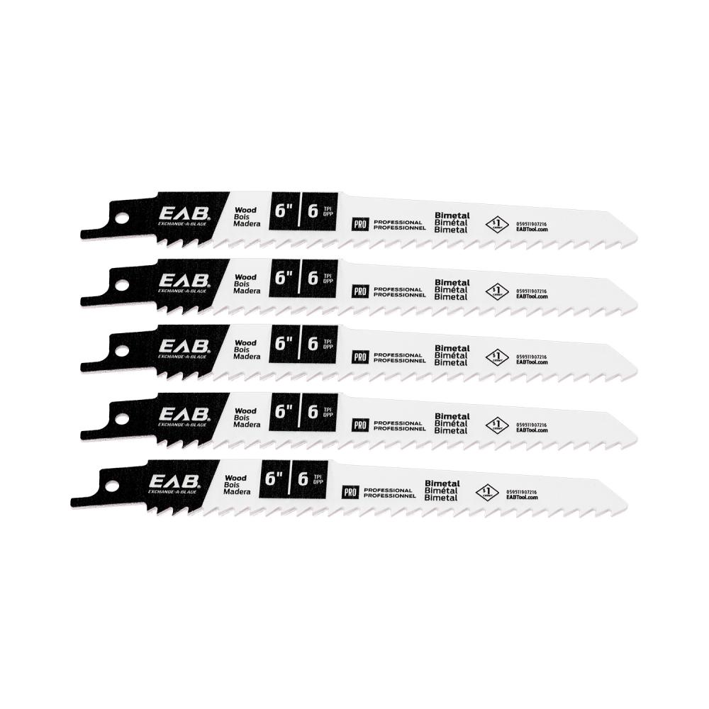 6&#34; x 6 tpi Bimetal (5 Pack) Professional Reciprocating Blade<span class=' ItemWarning' style='display:block;'>Item is usually in stock, but we&#39;ll be in touch if there&#39;s a problem<br /></span>