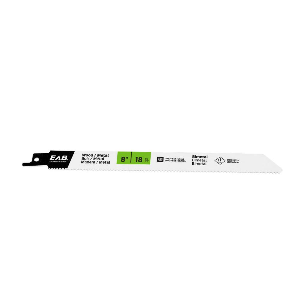 8&#34; x 18 tpi Bimetal Professional Reciprocating Blade<span class=' ItemWarning' style='display:block;'>Item is usually in stock, but we&#39;ll be in touch if there&#39;s a problem<br /></span>