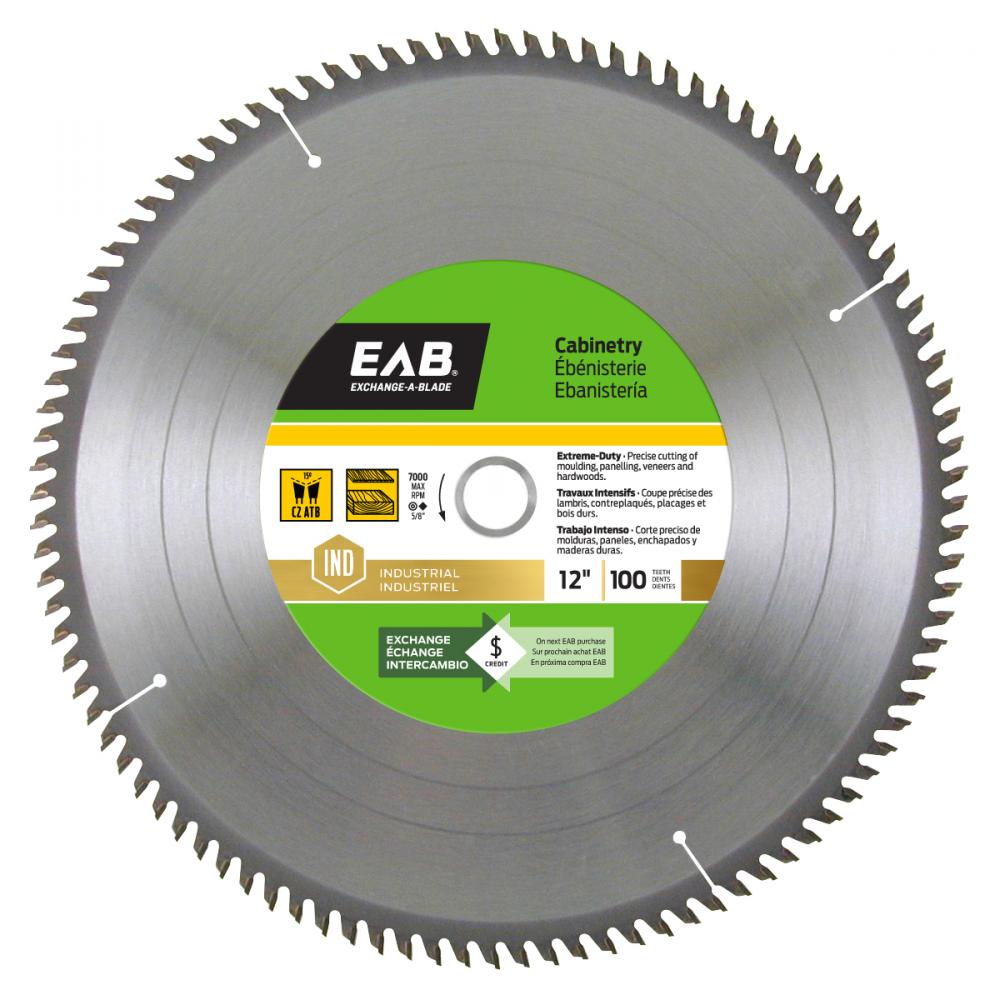 12&#34; x 100 Teeth Finishing Cabinetry Industrial Saw Blade<span class=' ItemWarning' style='display:block;'>Item is usually in stock, but we&#39;ll be in touch if there&#39;s a problem<br /></span>