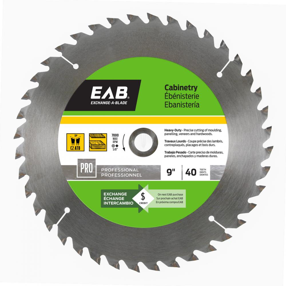 9&#34; x 40 Teeth Finishing Cabinetry Professional Saw Blade<span class=' ItemWarning' style='display:block;'>Item is usually in stock, but we&#39;ll be in touch if there&#39;s a problem<br /></span>