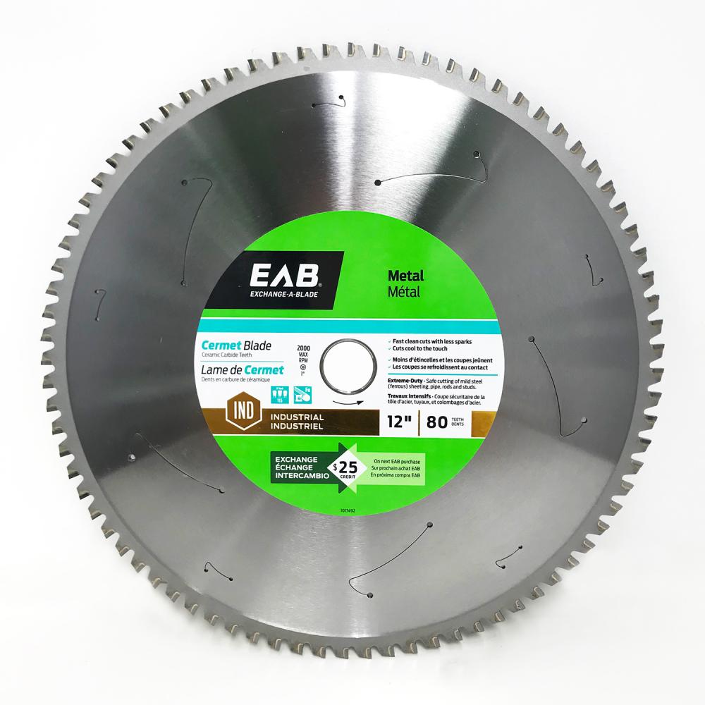 12&#34; x 80 Teeth Metal Cutting Cermet Industrial Saw Blade<span class=' ItemWarning' style='display:block;'>Item is usually in stock, but we&#39;ll be in touch if there&#39;s a problem<br /></span>