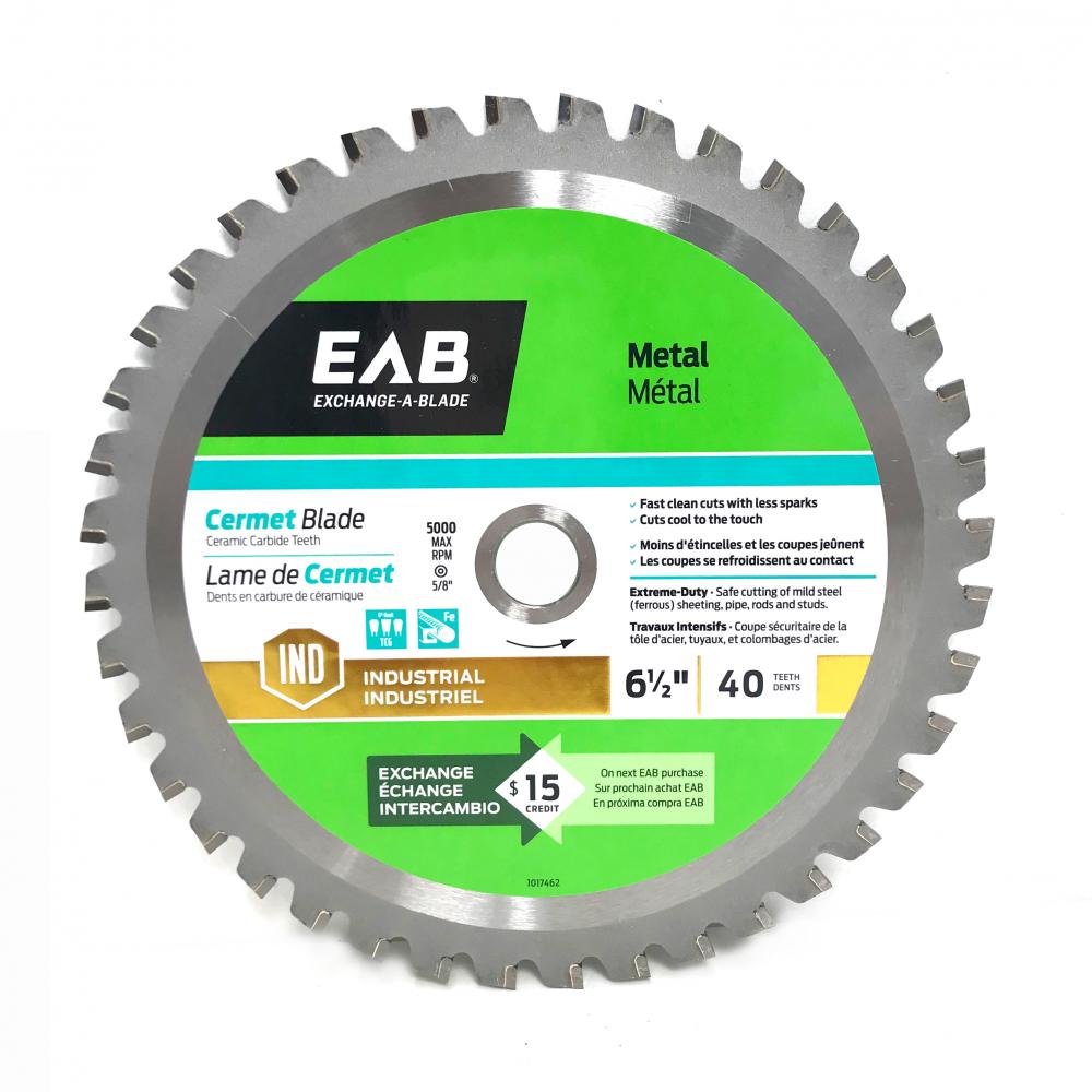 6 1/2&#34; x 40 Teeth Metal Cutting Cermet Industrial Saw Blade<span class=' ItemWarning' style='display:block;'>Item is usually in stock, but we&#39;ll be in touch if there&#39;s a problem<br /></span>