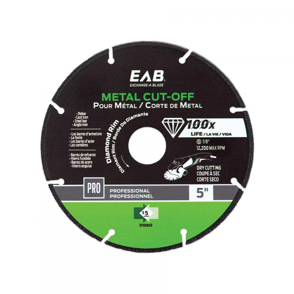 5&#34; Metal Cutting Steel Professional Diamond Blade<span class=' ItemWarning' style='display:block;'>Item is usually in stock, but we&#39;ll be in touch if there&#39;s a problem<br /></span>