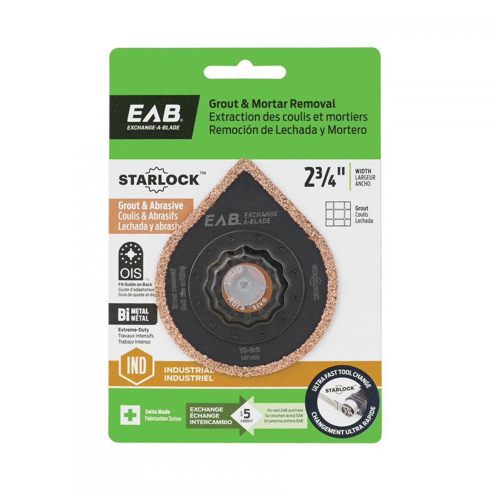 2 3/4&#34; Bimetal Grout & Mortar - Starlock Industrial Oscillating Accessory<span class=' ItemWarning' style='display:block;'>Item is usually in stock, but we&#39;ll be in touch if there&#39;s a problem<br /></span>