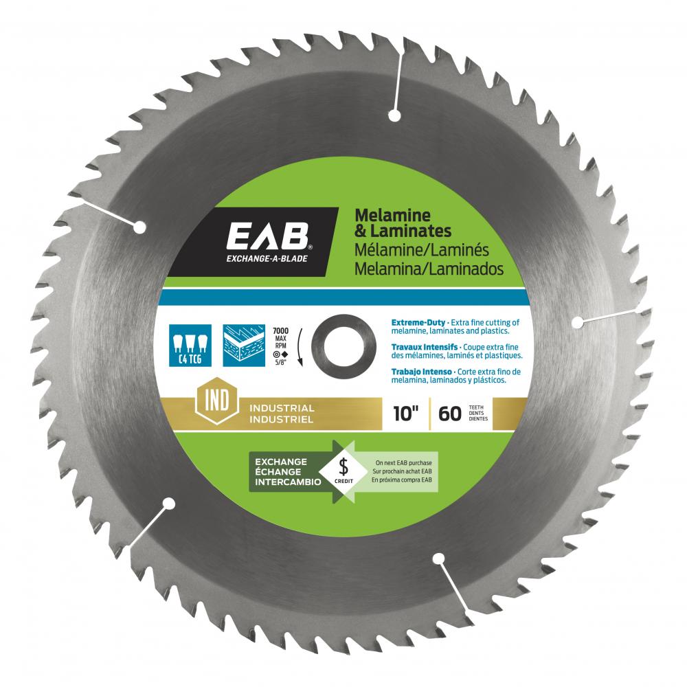 10&#34; x 60 Teeth Finishing Melamine Industrial Saw Blade<span class=' ItemWarning' style='display:block;'>Item is usually in stock, but we&#39;ll be in touch if there&#39;s a problem<br /></span>