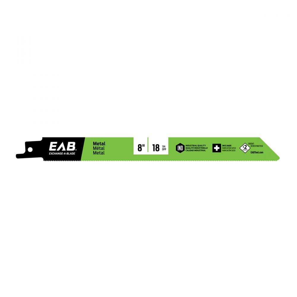 8&#34; x 18 tpi Bimetal Industrial Reciprocating Blade<span class=' ItemWarning' style='display:block;'>Item is usually in stock, but we&#39;ll be in touch if there&#39;s a problem<br /></span>