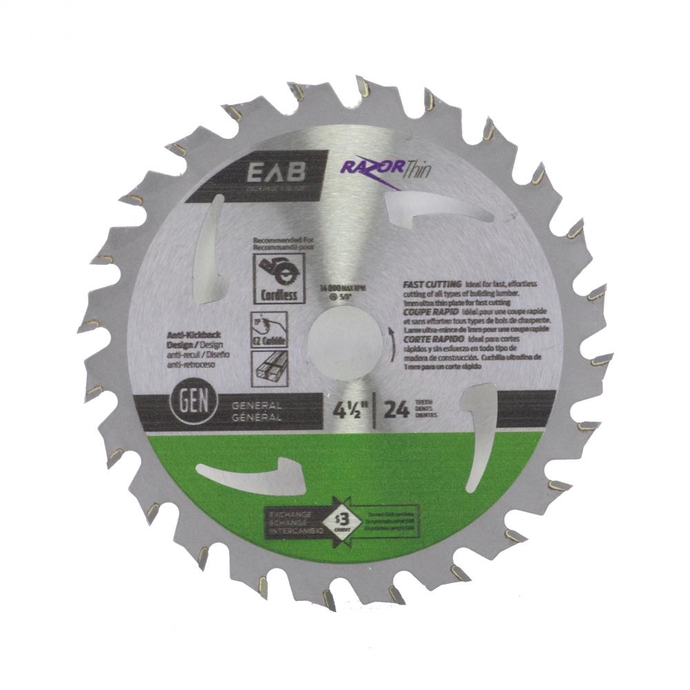 4 1/2&#34; x 24 Teeth Framing Razor Thin® Saw Blade<span class=' ItemWarning' style='display:block;'>Item is usually in stock, but we&#39;ll be in touch if there&#39;s a problem<br /></span>