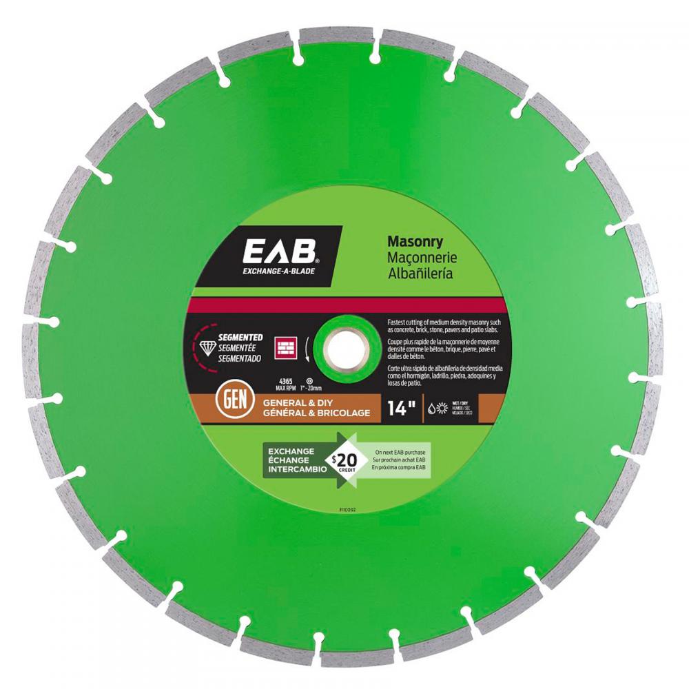 14&#34; Segmented Rim Concrete Green Diamond Blade<span class=' ItemWarning' style='display:block;'>Item is usually in stock, but we&#39;ll be in touch if there&#39;s a problem<br /></span>