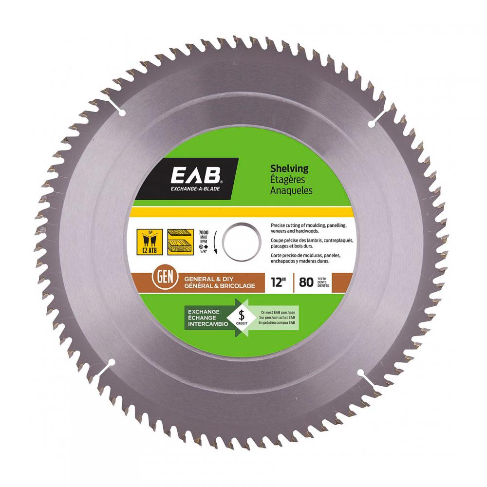 12&#34; x 80 Teeth Finishing Shelving Saw Blade<span class=' ItemWarning' style='display:block;'>Item is usually in stock, but we&#39;ll be in touch if there&#39;s a problem<br /></span>