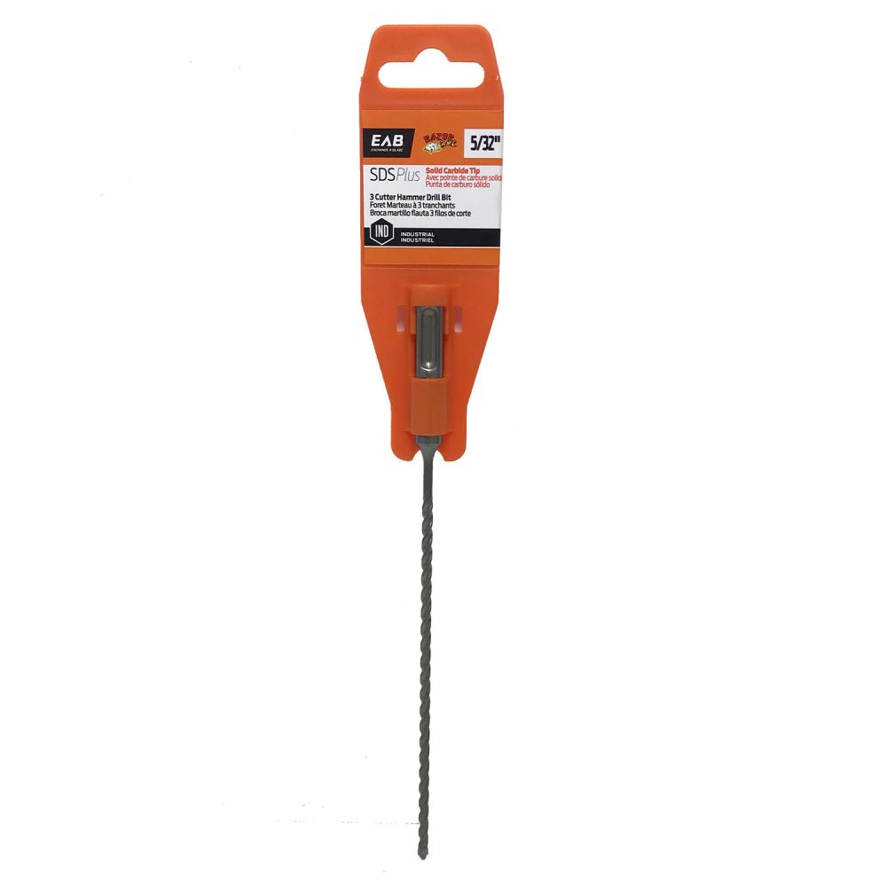 5/32&#34; x 6&#34; x 8 3/4&#34; Masonry SDS Plus Industrial Drill Bit<span class=' ItemWarning' style='display:block;'>Item is usually in stock, but we&#39;ll be in touch if there&#39;s a problem<br /></span>