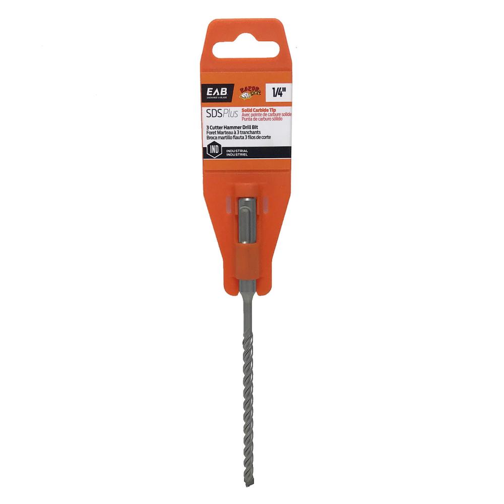 1/4&#34;  x 4&#34; x 6 3/4&#34; Masonry SDS Plus Industrial Drill Bit<span class=' ItemWarning' style='display:block;'>Item is usually in stock, but we&#39;ll be in touch if there&#39;s a problem<br /></span>