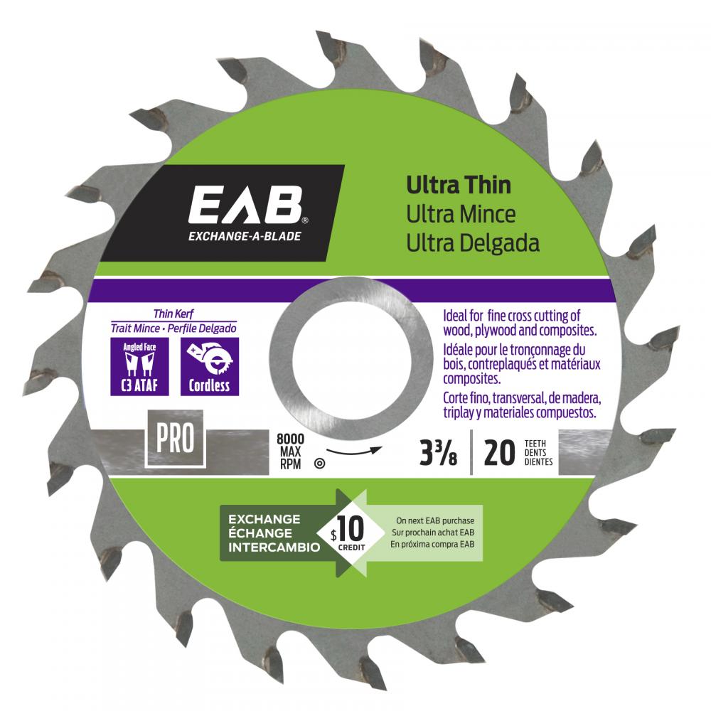 3 3/8&#34; x 20 Teeth Finishing Ultra Thin Professional Saw Blade<span class=' ItemWarning' style='display:block;'>Item is usually in stock, but we&#39;ll be in touch if there&#39;s a problem<br /></span>