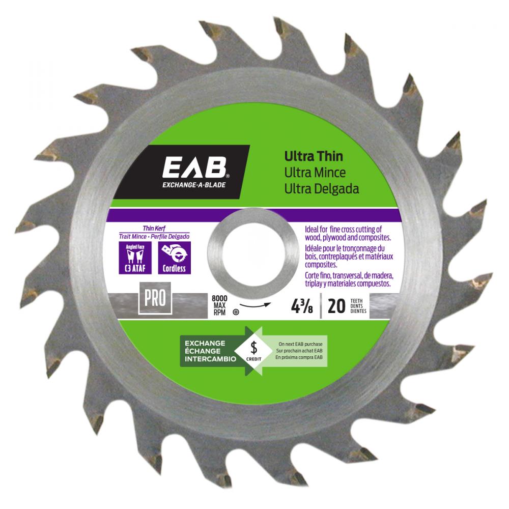 4 3/8&#34; x 20 Teeth Finishing Ultra Thin Professional Saw Blade<span class=' ItemWarning' style='display:block;'>Item is usually in stock, but we&#39;ll be in touch if there&#39;s a problem<br /></span>