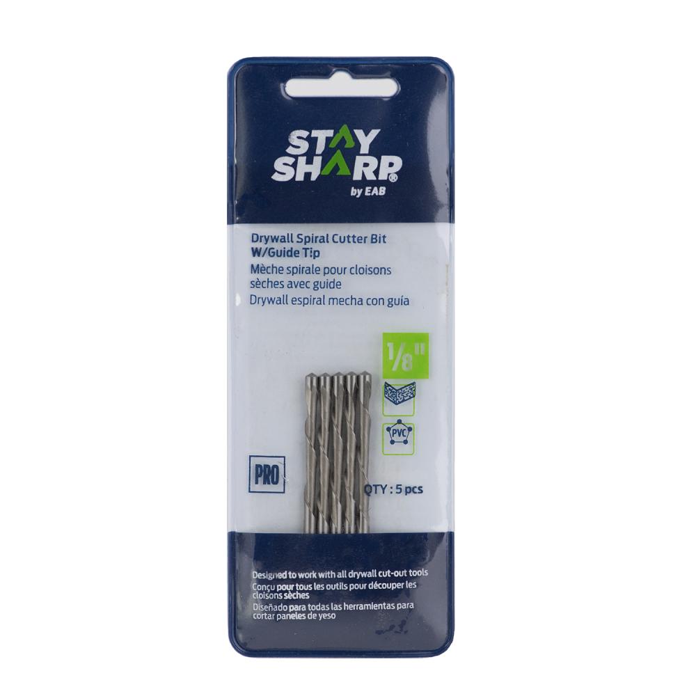 1/8&#34; x 1 1/2&#34; x 2 1/2&#34; Specialty Spiral Cutter Professional Drill Bit (5 Pack)<span class=' ItemWarning' style='display:block;'>Item is usually in stock, but we&#39;ll be in touch if there&#39;s a problem<br /></span>