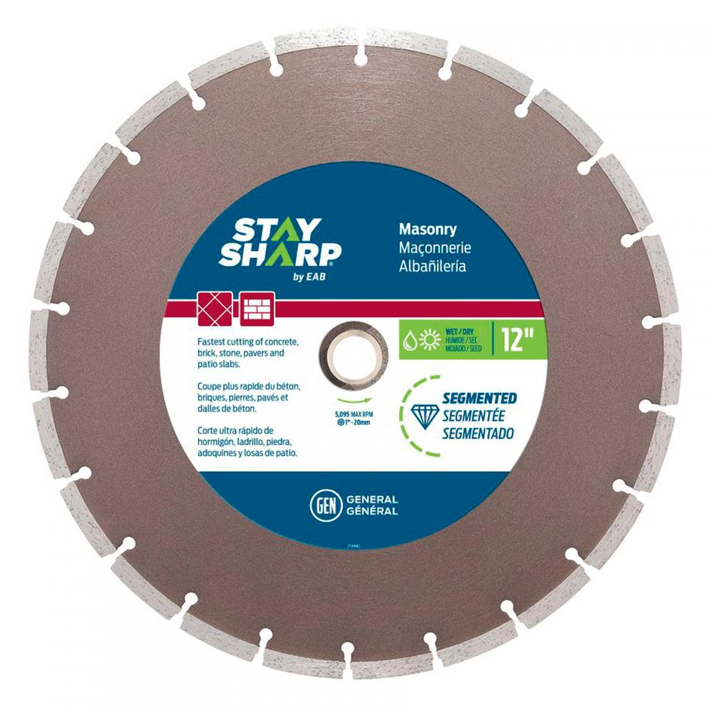 12&#34; Segmented Rim Concrete Bronze Diamond Blade<span class=' ItemWarning' style='display:block;'>Item is usually in stock, but we&#39;ll be in touch if there&#39;s a problem<br /></span>