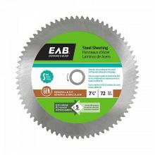 EAB 1005112 - 7 1/4" x 72 Teeth Metal Cutting Steel Sheeting Saw Blade