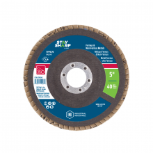 EAB 2176040 - 5" x 40 Grit  Sanding & Cleaning Flap Disc Type 29