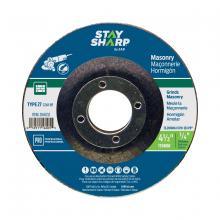 EAB 2160212 - 4 1/2" x 1/4"  Depressed Center Wheel Masonry Grinding Flat Wheel Type 27