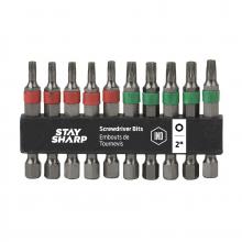 EAB 75022 - 2" x Assorted Banded Bit Clip Torx (10 Pc Multipack)