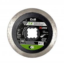 EAB 3140222 - 4 1/2" X-Lock Continuous Rim Green Diamond Blade