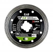 EAB 3140162 - 4 1/2" X-Lock Continuous Rim Porcelain Green Diamond Blade