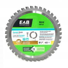 EAB 1017462 - 6 1/2" x 40 Teeth Metal Cutting Cermet Industrial Saw Blade