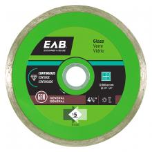 EAB 3110282 - 4 1/2" Continuous Rim Glass Green Diamond Blade