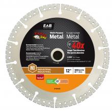 EAB 3110462 - 12" x Teeth Metal Cutting Razor Back® Diamond Blade Industrial Saw Blade