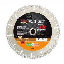 EAB 3110442 - 8" x Teeth Metal Cutting Razor Back® Diamond Blade Industrial Saw Blade