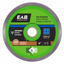 EAB 3110112 - 4" Continuous Rim Ceramic Tile Green Diamond Blade