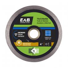 EAB 3110222 - 4" Continuous Rim Ceramic Tile Black Industrial Diamond Blade