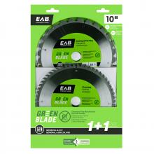 EAB 2500011 - 10" x 28 & 60 Teeth Framing Combo (2 Pc Multipack) Saw Blade