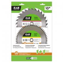 EAB 2500006 - 10" x 28 & 60 Teeth Framing Combo (2 Pc Multipack) Saw Blade