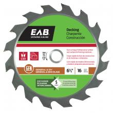 EAB 1010152 - 6 1/2" x 16 Teeth Framing Decking Saw Blade