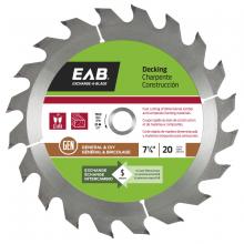 EAB 1010282 - 7 1/4" x 20 Teeth Framing Decking Saw Blade