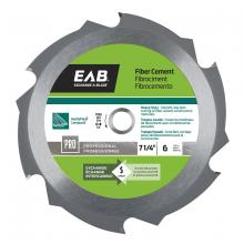 EAB 1017252 - 7 1/4" x 6 Teeth Fiber Cement  Professional Saw Blade