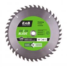 EAB 1110132 - 10" x 40 Teeth Finishing Green Blade Saw Blade