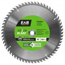 EAB 1110152 - 10" x 60 Teeth Finishing Green Blade Saw Blade