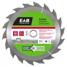 EAB 1012232 - 7 1/4" x 18 Teeth Framing Professional Saw Blade