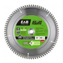 EAB 1110262 - 10" x 80 Teeth Finishing Green Blade RazorTooth® Saw Blade