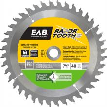 EAB 1019462 - 7 1/4" x 40 Teeth Finishing RazorTooth®   Professional Saw Blade