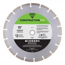 EAB 3120072 - 10" Segmented Rim Concrete Yellow Diamond Blade