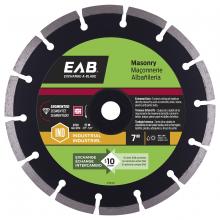 EAB 3110312 - 7" Segmented Rim Concrete Black Industrial Diamond Blade