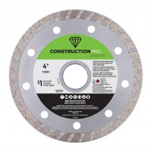 EAB 3120002 - 4" Turbo Rim Ceramic Tile Yellow Diamond Blade