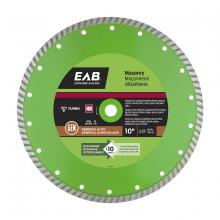 EAB 3110042 - 10" Turbo Rim Concrete Green Diamond Blade