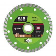 EAB 3110022 - 5" Turbo Rim Concrete Green Diamond Blade